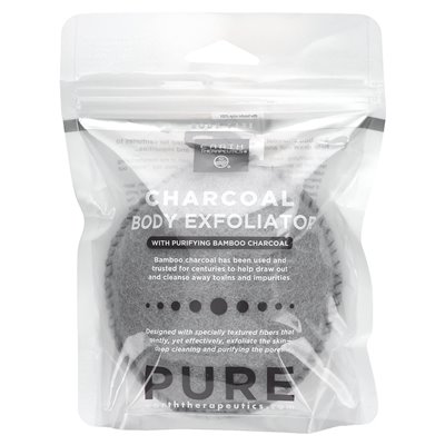 Earth Therapeutic, Pure, Carbon Body Exfoliator mit reinigender Bambuskohle, 1 Peeling