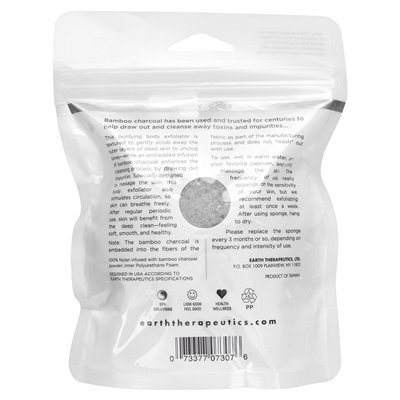 Earth Therapeutic, Pure, Carbon Body Exfoliator mit reinigender Bambuskohle, 1 Peeling