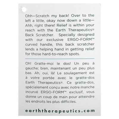 Earth Therapeutics, Ergo-Form Back Scratcher, 1 zarysowanie