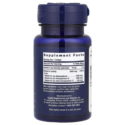 Life Extension, Super K, 90 Softgels