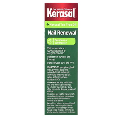 Kerasal, grzybowe odnowienie paznokci, 0,33 Fl Oz (10 ml)