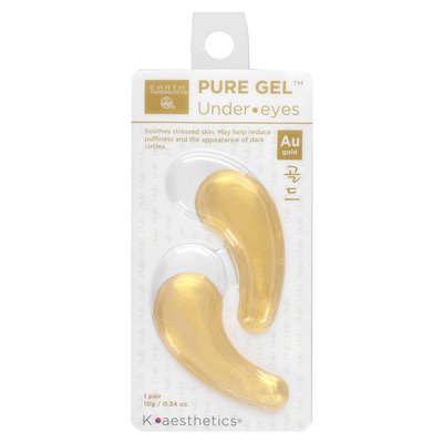Therapeutic earth, pure gel, under eye, gold au, 1 pair, 0.34 oz (10 g)