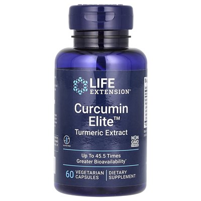 Life Extension, Curcumin Elite, Kurkuma-Extrakt, 60 vegetarische Kapseln