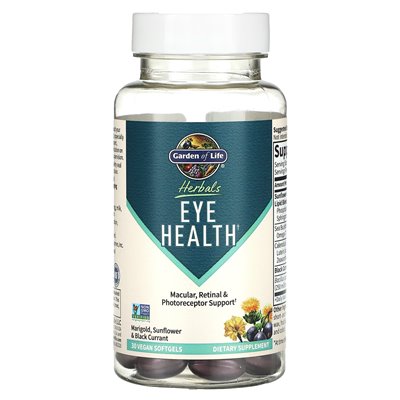 Garden of Life, Herbs, Eye Health, Berry, 30 Vegan Softgels