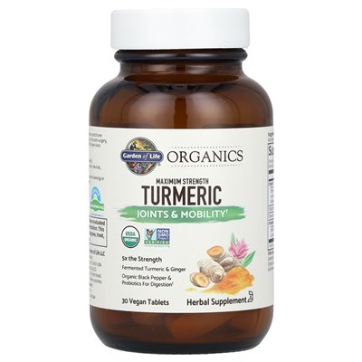 Garden of Life Turmeric Max Strength 30 Vegan Tablets