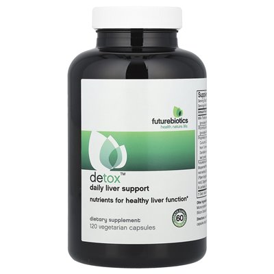 Futurebiotics, Detox, codzienne wsparcie wątroby, 120 kapsułek wegetariańskich Futurebiotics, Detox, codzienne wsparcie wątroby, 120 kapsułek wegetariańskich