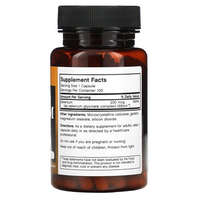 FutureBiotics, Selen, 200 mcg, 100 Kapseln
