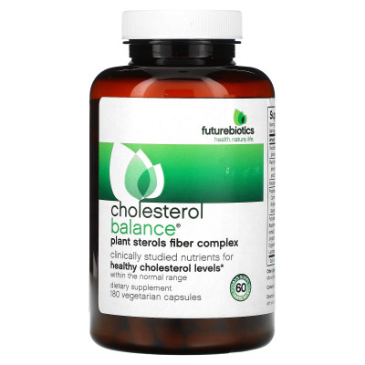 FutureBiotics, Bilans cholesterolu, 180 kapsułek wegetariańskich