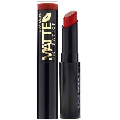 L.A. Girl, Matte Flat Velvet Lipstick, GLC810 Bite Me, 0,1 uncji (3 g)
