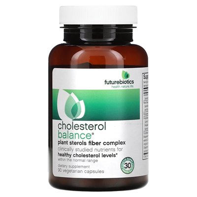 FutureBiotics, Cholesterin-Balance, 90 vegetarische Kapseln