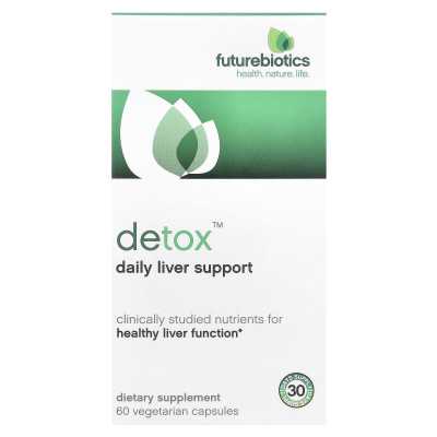 FutureBiotics, Detox™, Tägliche Leberunterstützung, 60 vegetarische Kapseln