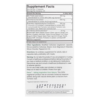 FutureBiotics, Detox™, Tägliche Leberunterstützung, 60 vegetarische Kapseln