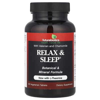 FutureBiotics, Relaks &amp Sleep®, 120 wegetariańskich tabletek