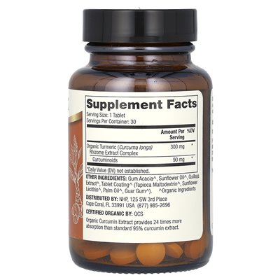 Dr. Mercola, Organic Curcumin Extract, 30 Tablets