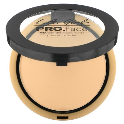 L.A. Girl, Pro.Face Matte prasowy proszek, GPP602 Classic Ivory, 0,25 uncji (7 g)