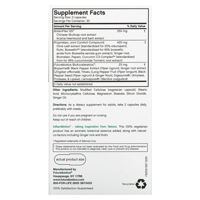 FutureBiotics, Inflammation, Joint Health Complex, 60 Vegetarian Capsules