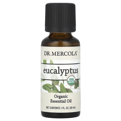 Dr Mercola, Organiczny olejku eteryczny, Eukaliptus, 1 Fl Oz (30 ml) Dr Mercola, Organiczny olejku eteryczny, Eukaliptus, 1 Fl Oz (30 ml)