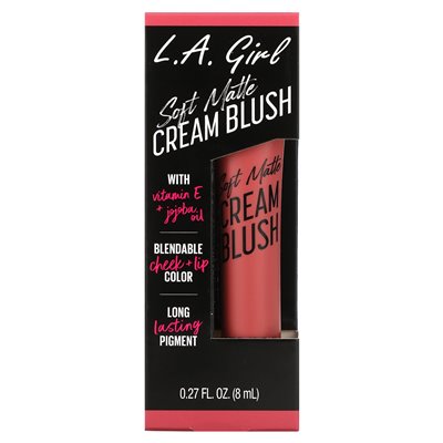 LA girl, soft matte cream blush, GBL444 Kiss up, 0.27 fl oz (8 ml)