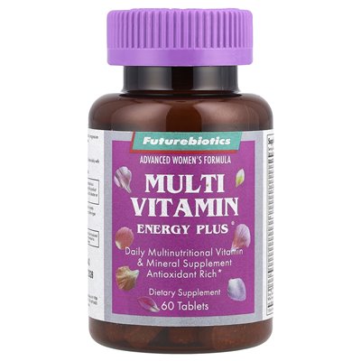 FutureBiotics, Advanced Women's Formula, Multi Vitamin Energy Plus®, 60 Tabletten