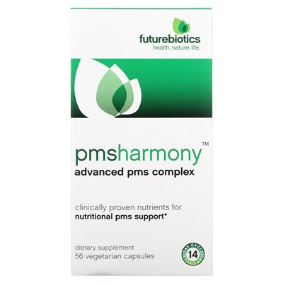 FutureBiotics, Pmsharmony, Advanced PMS Complex, 56 kapsułek wegetariańskich FutureBiotics, Pmsharmony, Advanced PMS Complex, 56 kapsułek wegetariańskich