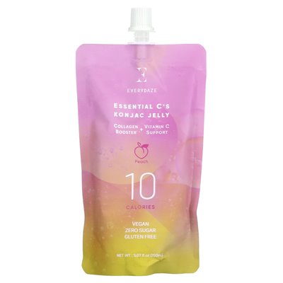 Everydaze, Essential C's Konjac Jelly, Pfirsich, 5,07 Fl Oz (150 ml)