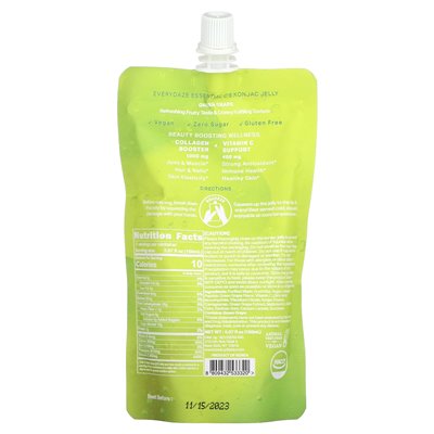 Everydaze, Essential C's Konjac Jelly, Green Grape, 5.07 Fl Oz (150 ml)