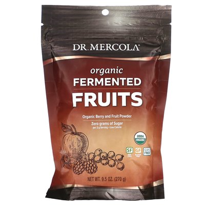 Dr Mercoli, Organiczne owoce fermentowane, 9,5 uncji (270 g) Dr Mercoli, Organiczne owoce fermentowane, 9,5 uncji (270 g)