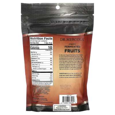 Dr Mercoli, Organiczne owoce fermentowane, 9,5 uncji (270 g) Dr Mercoli, Organiczne owoce fermentowane, 9,5 uncji (270 g)