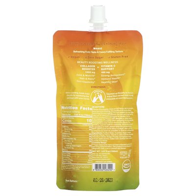 Everydaze, Essential C's Konjac Jelly, Mango, 5.07 Fl Oz (150 ml)