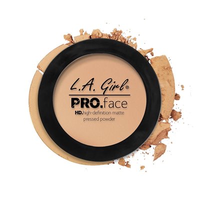 LA Girl, Pro.Face Matte Pressed Powder, GPP605 Nude Beige, 0.25 oz (7 g)