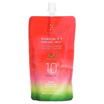 Everydaze, Essential C's Konjac Jelly, Watermelon, 5.07 Fl Oz (150 ml)