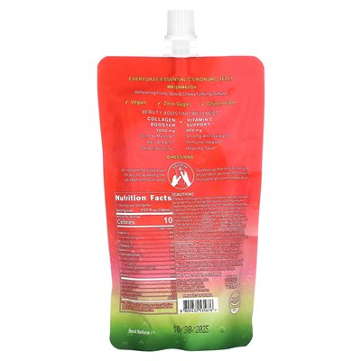 Everydaze, Essential C's Konjac Jelly, Watermelon, 5.07 Fl Oz (150 ml)