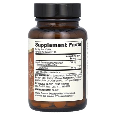 Dr. Mercoli, Organic Curcumin Extract, 90 Tablets