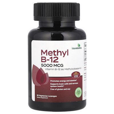 FutureBiotics, Methyl B-12, Cherry, 5000 McG, 90 wegetariański