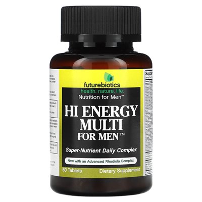 FutureBiotics, Hi Energy Multi für Männer, 60 Tabletten