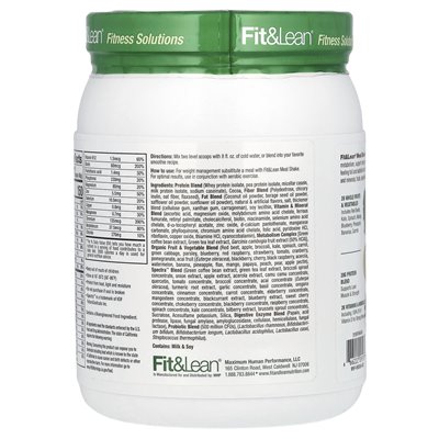 Fit & Lean, Shake, Komplette Fitnessernährung, Schokoladenmilchshake, 1 lb (450 g)