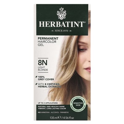Herbatint, stały żel fryzurowy, 8n, lekka blondynka, 4,56 fl oz (135 ml) Herbatint, stały żel fryzurowy, 8n, lekka blondynka, 4,56 fl oz (135 ml)