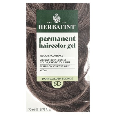 Herbatint, stały żel fryzurowy, 6D ciemna złota blondynka, 5,75 fl oz (170 ml) Herbatint, stały żel fryzurowy, 6D ciemna złota blondynka, 5,75 fl oz (170 ml)