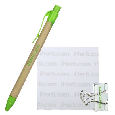 IHERB TOODY, PEN, KLIP DO BINDER, KTÓRE NUTKI, 3 sztuki