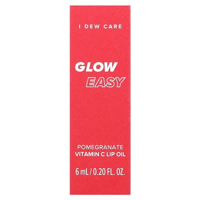I Dew Care, Glow Easy, witamina C -LIP Oil, granat, 0,20 fl oz (6 ml)