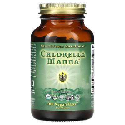 Healthforce Superfoods, Chlorella Manna ™, 400 warzyw