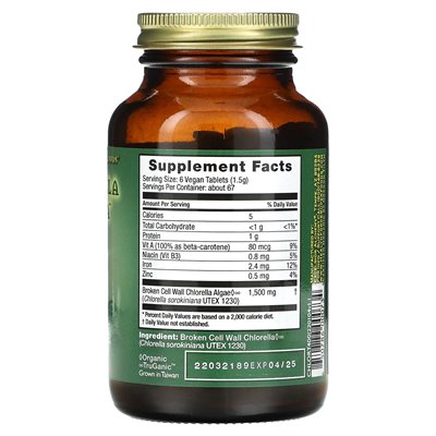 Healthforce Superfoods, Chlorella Manna ™, 400 warzyw