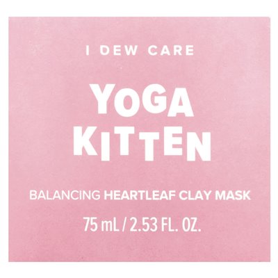 I Dew Care, Yoga Kitten, ausgleichende Schönheitsmaske aus Herzblatt-Ton, 2,53 Fl Oz (75 ml)