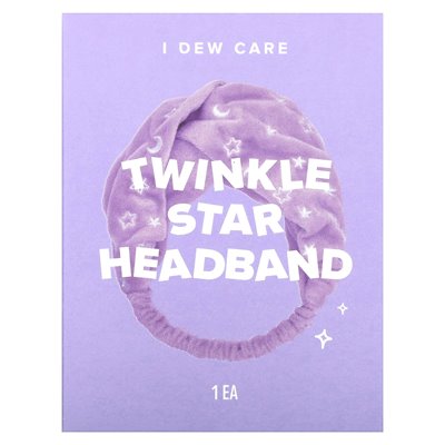 I Dew Care, Twinkle Star Headband, Purple, 1 Headband I Dew Care, Twinkle Star Headband, Purple, 1 Headband