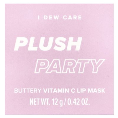 I Dew Care, Buttersy Vitamin C Mask Beauty Beauty, Plush Party, 0,42 uncji (12 g)