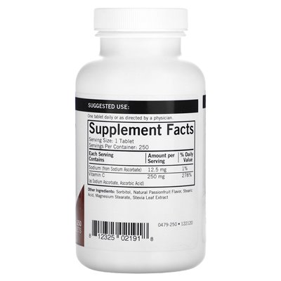 Kirkman Labs, Vitamin C, 250mg, 250 Tablets