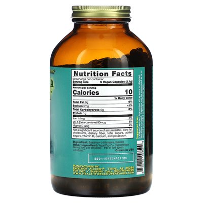 Healthforce Superfoods, Spirulina Manna, 450 Vegancaps Healthforce Superfoods, Spirulina Manna, 450 Vegancaps