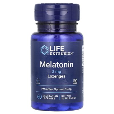 Life Extension, Melatonin, 3 mg, 60 vegetarisch