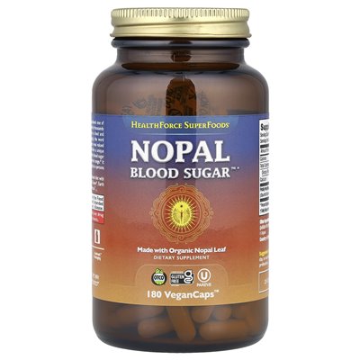 HealthForce Superfoods, Nopal Cloid Sugar ™, 180 VeGancaps ™