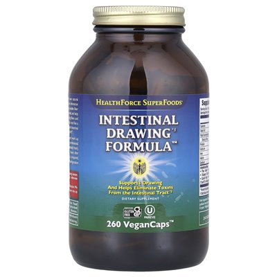 Healthforce Superfoods, Intestinal Rysunek Formuły ™, 260 VeGancaps ™ Healthforce Superfoods, Intestinal Rysunek Formuły ™, 260 VeGancaps ™
